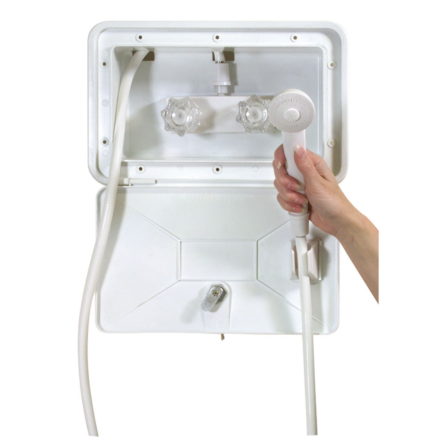 Thetford 36765 Exterior Shower Box with Shower Head