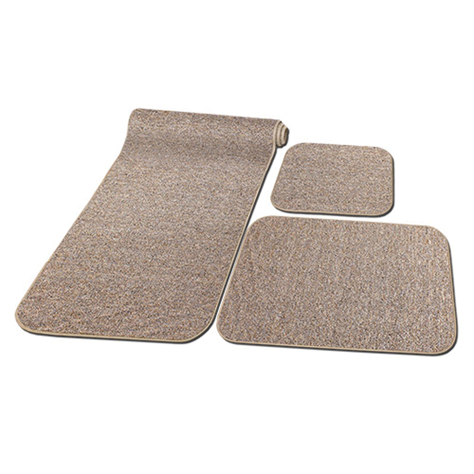 Prest-O-Fit 5-0258 Decorian 3-Piece RV Rug Set - Sandstone