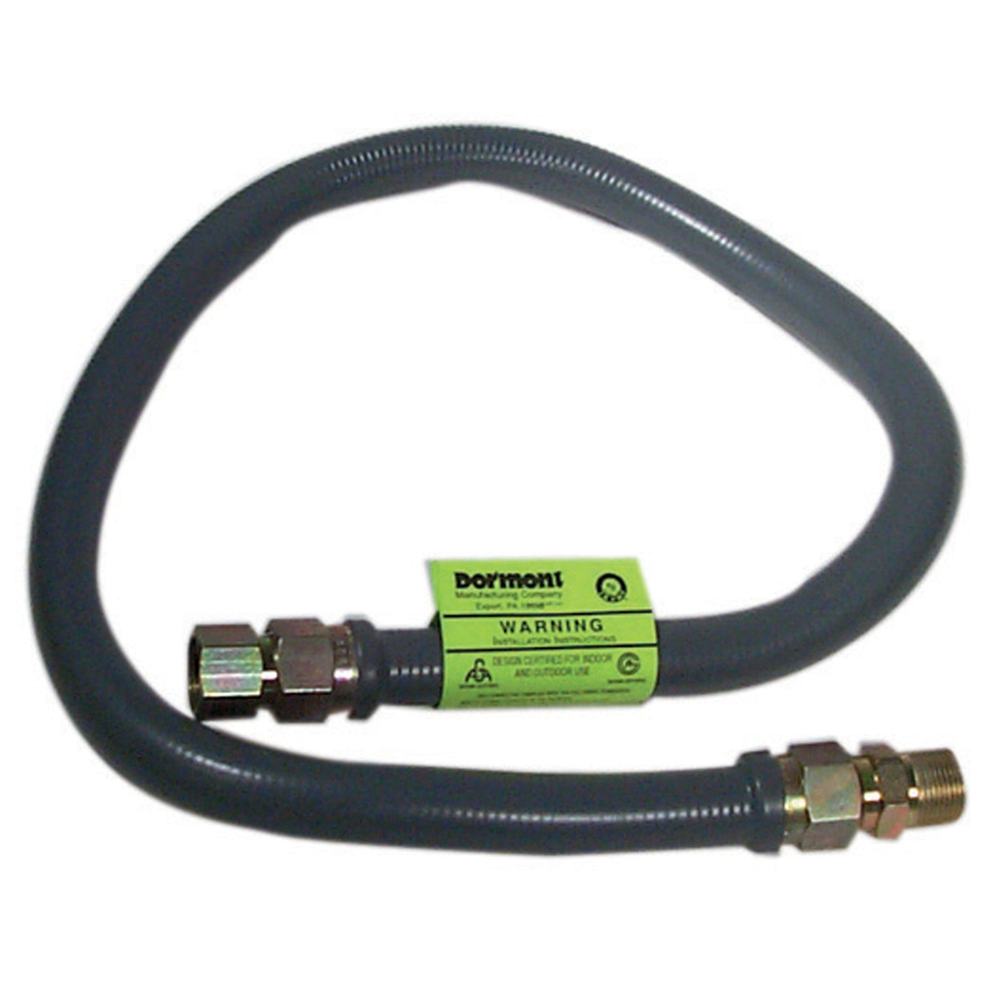 Dormont 41-4142-36 MXF Gas Supply Connector - 3/4" MIP x 3/4" MIP, 36"