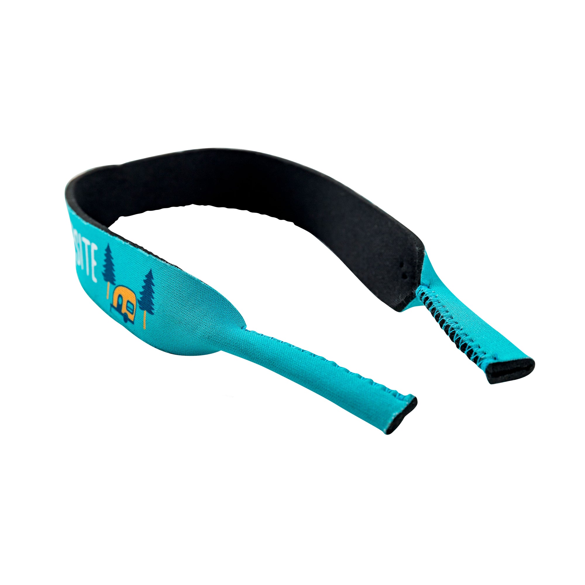 Camco 53243 "Life is Better at the Campsite" Sunglass Strap - Teal Teardrop