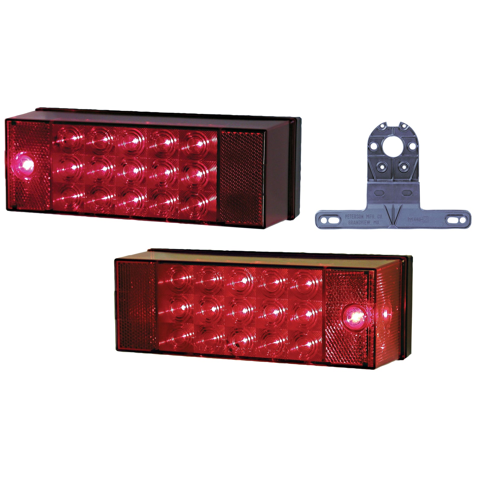 Peterson V947 LED Over 80" Wide Trailer Rear Light Kit