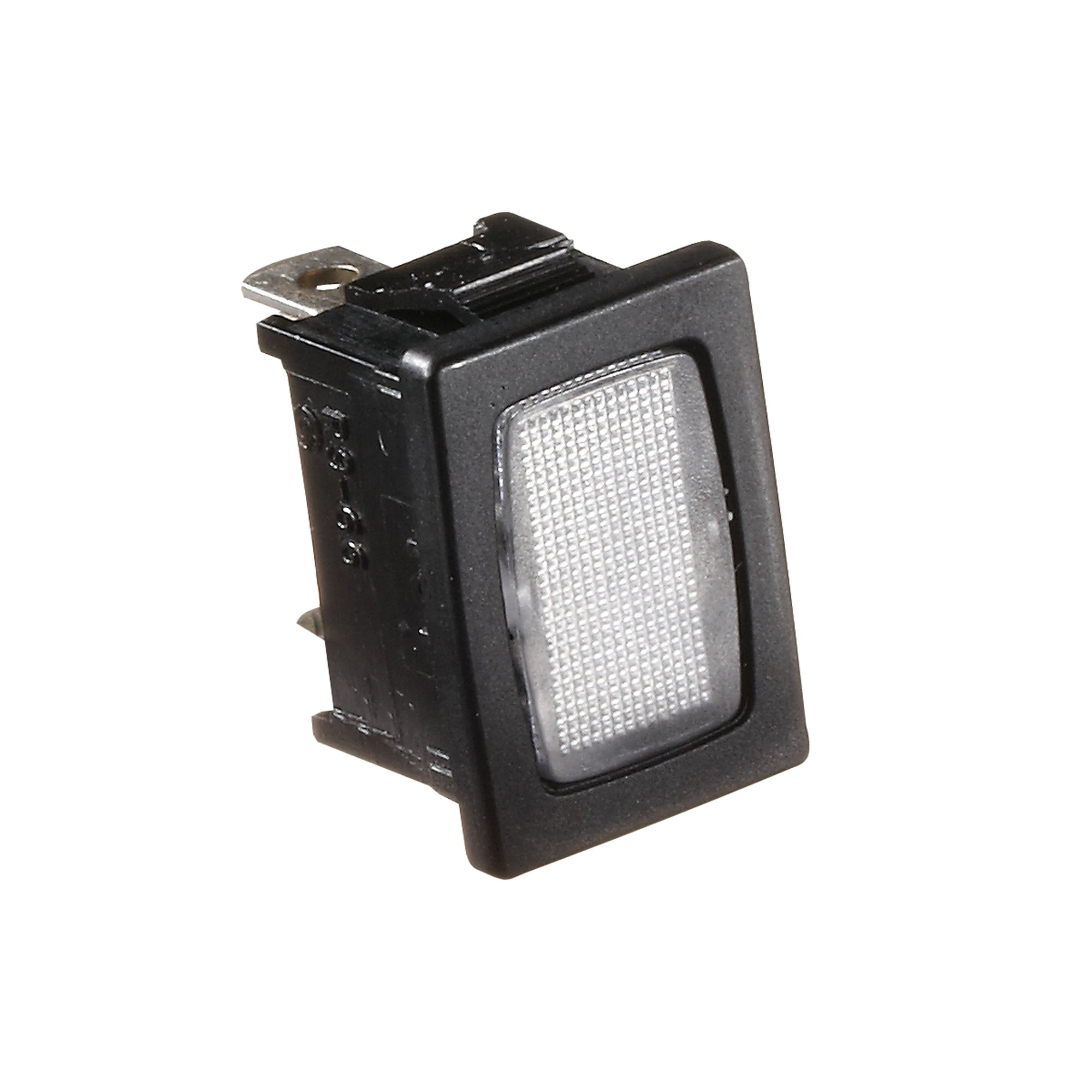 RV Designer S491 DC Rocker Switch 20 Amp - Clear, Indicator Lamp
