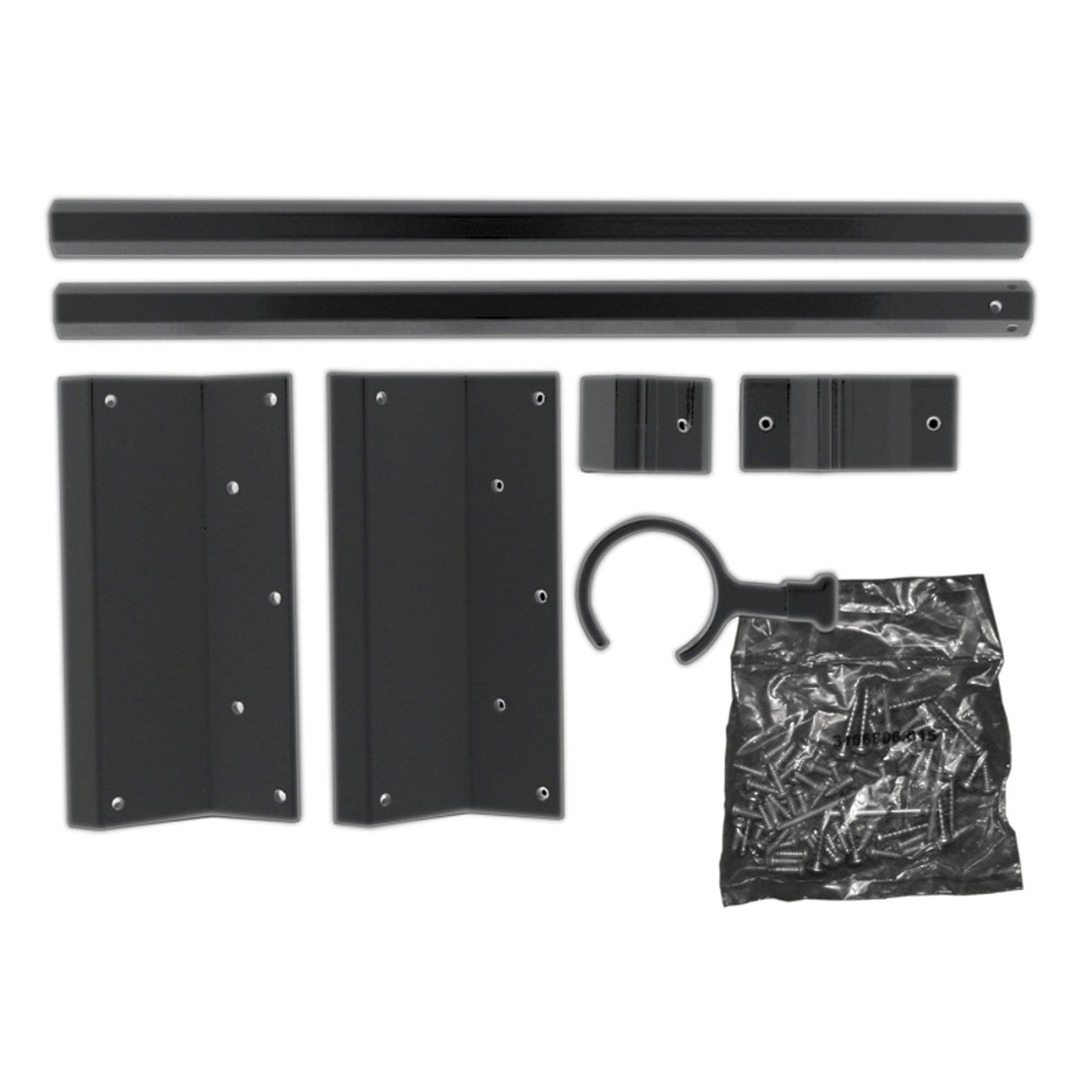 Dometic 3106992.039U Deluxe SlideTopper Hardware Assembly - Black