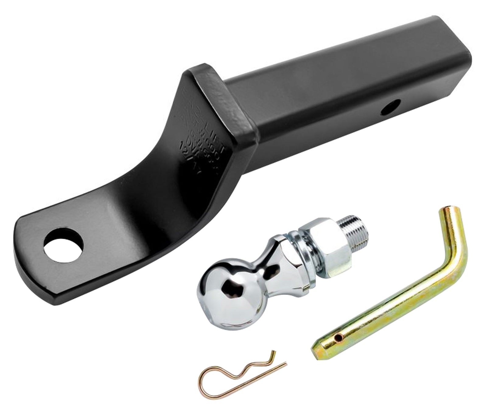 Camco 48275 Eaz-Lift Ball Mount Kit for 2" Hitch Receivers - 1-7/8" Ball (9" Length, 4" Drop, 2.75" Rise)