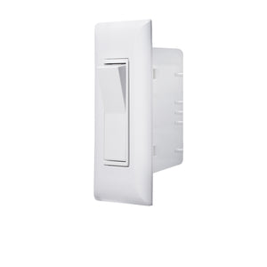 RV Designer S841 AC Contemporary Touch Switch With Cover-Plate - White