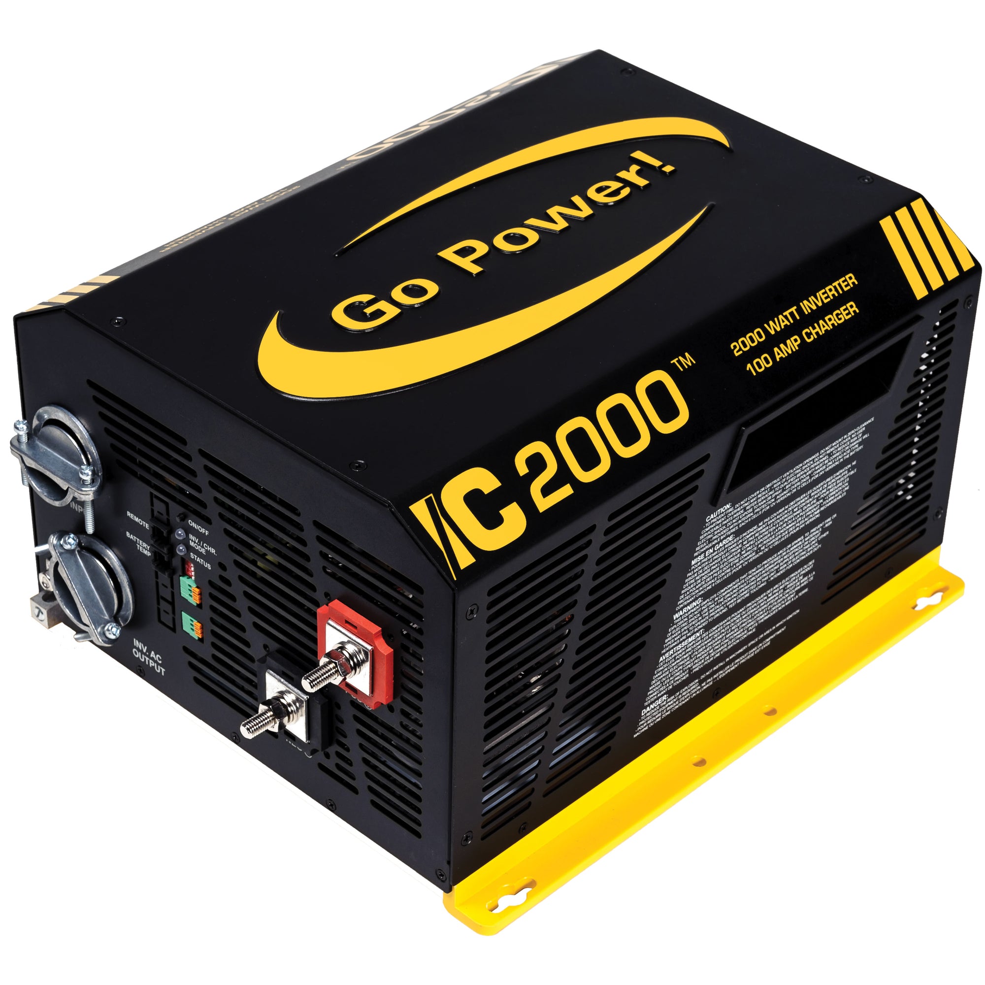 Go Power! By Valterra GP-IC-3000-12-PKG IC Series Inverter Charger - 3000 Watt