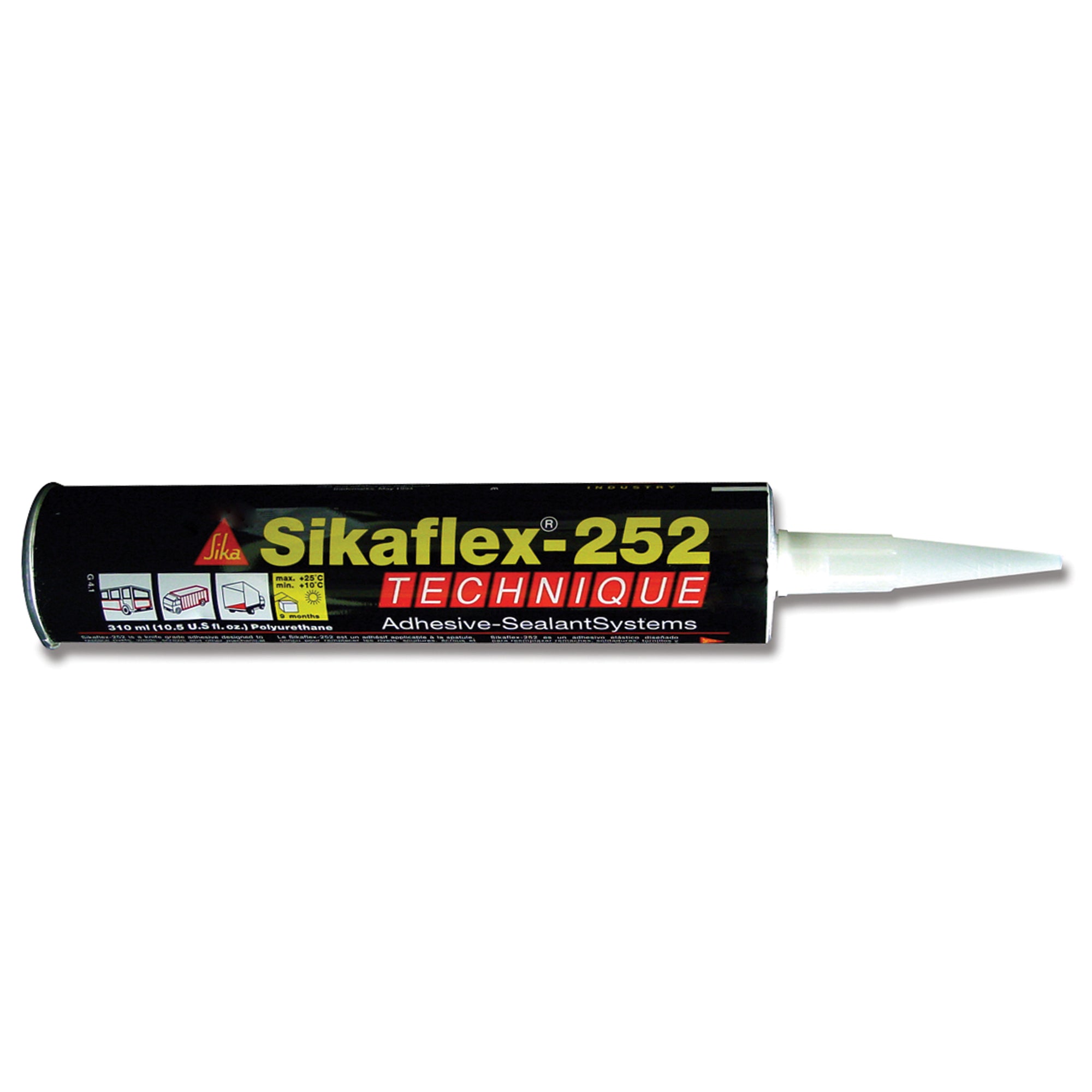 AP Products 017-90916 Sikaflex-252, Black