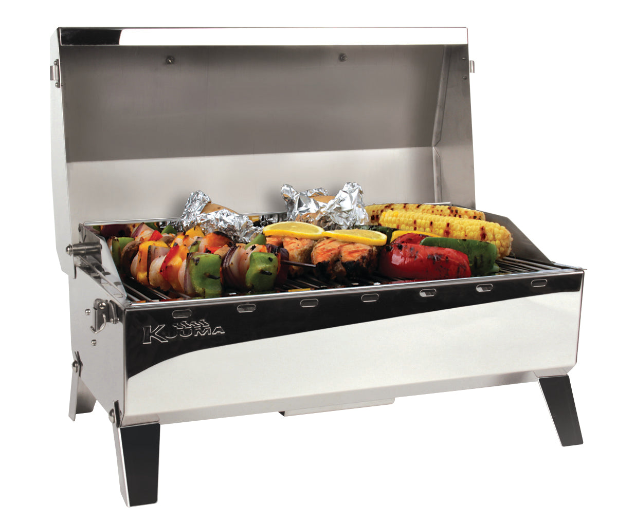 Camco 58131 Stow N' Go 160 Gas Grill with Thermometer and Igniter