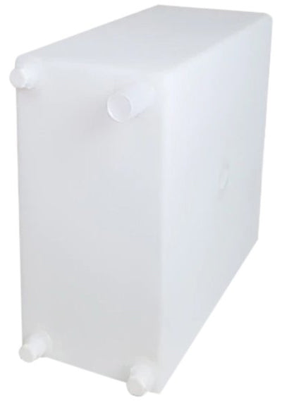 Icon 12729 Fresh Water Tank with 1/2" FTP and 1-1/4" Filler WT2465 - 18" x 16" x 8", 10 Gallon