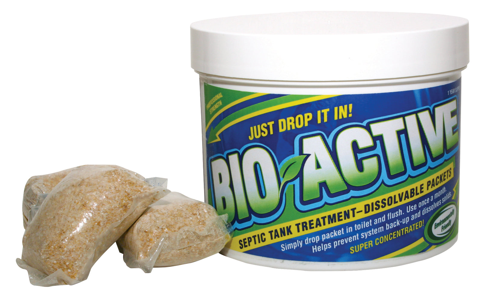 Walex BIO-31112 Bio-Active Septic Tank Drop Ins - 12 Pack