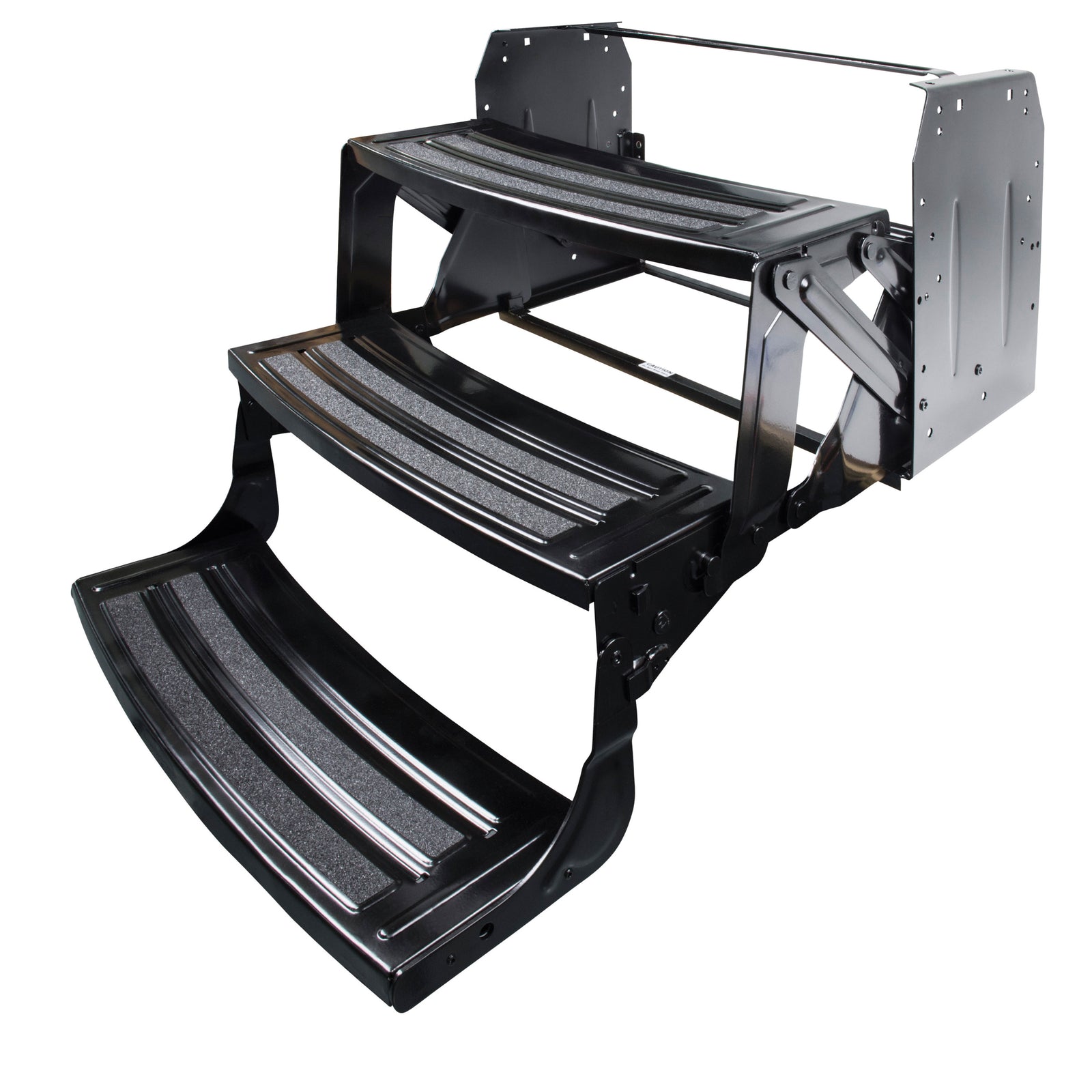 Lippert 432690 24" Radius Corner Manual Step - Triple, 9" Rise