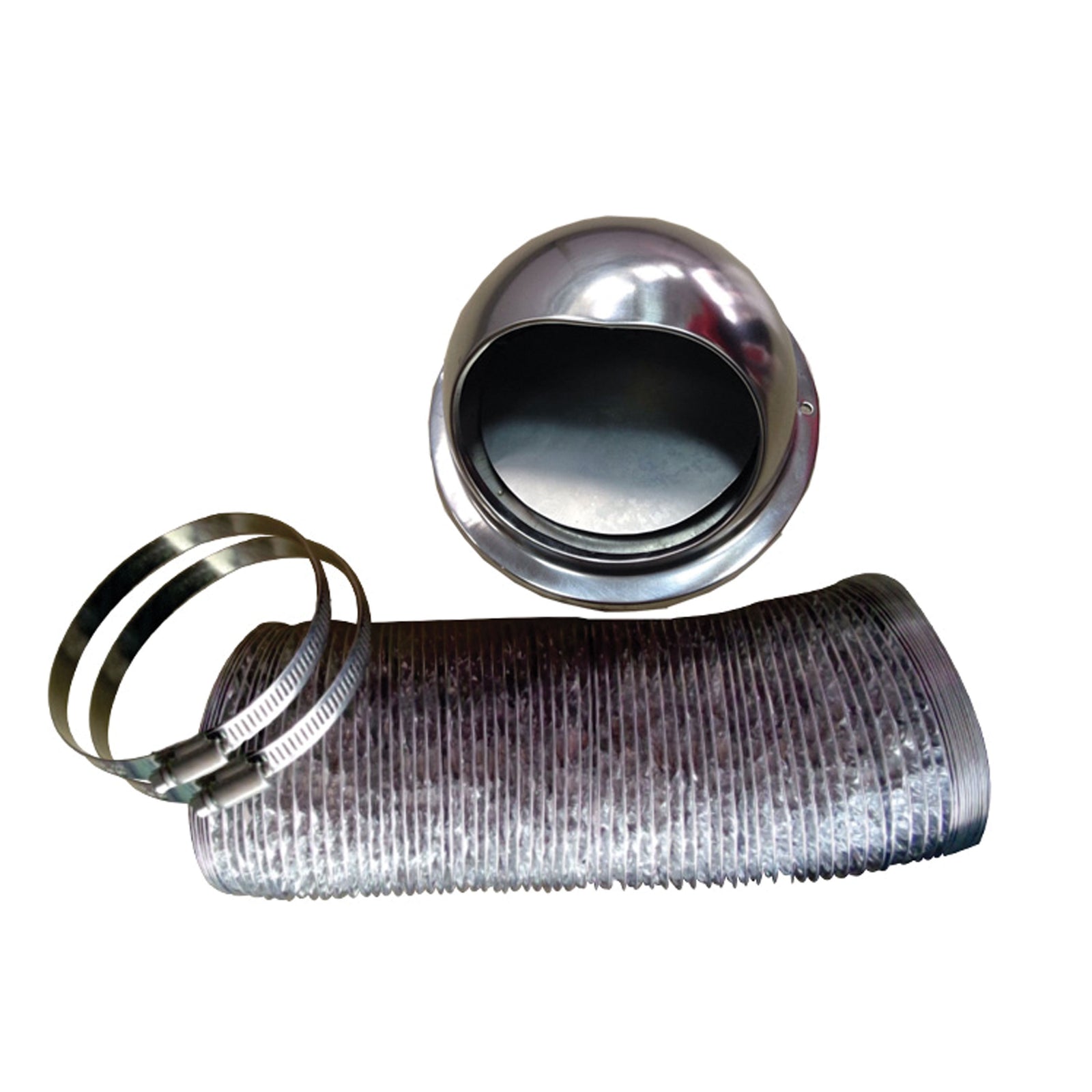 Pinnacle 18-1064 Outside Vent Kit with Damper for Dryer - Stainless Steel