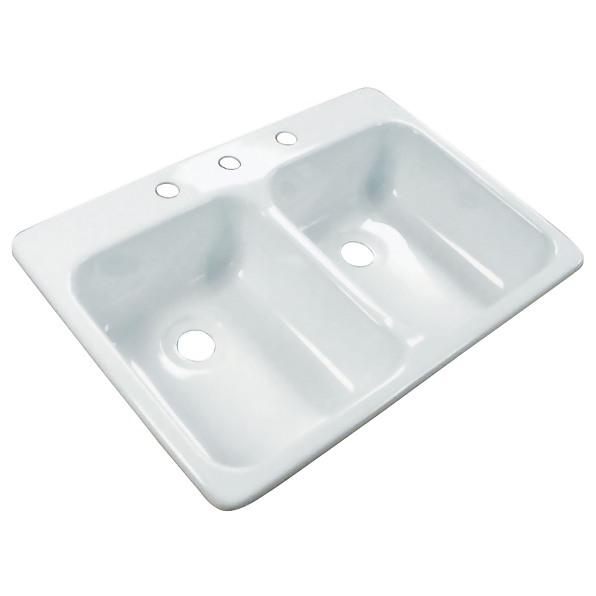 Lippert 209688 Kinro Acrylic Double Sink - White