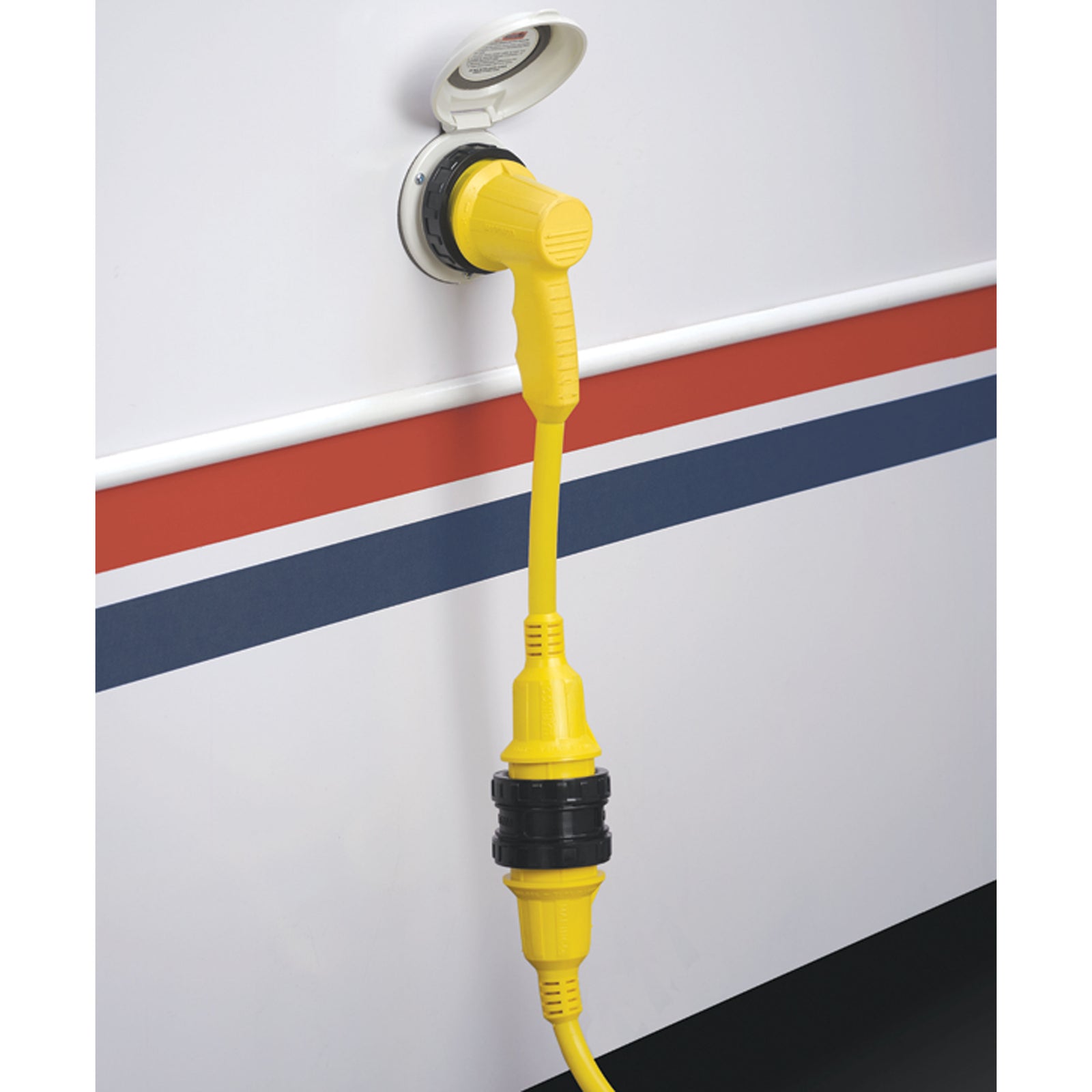 ParkPower 1RPCRV Right Angle Adapter - 30A Male to 30A Female