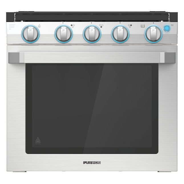Furrion FS21DB4A-SS 2-In-1 Gas Oven Range, 3-Burner - Stainless Steel, 21"