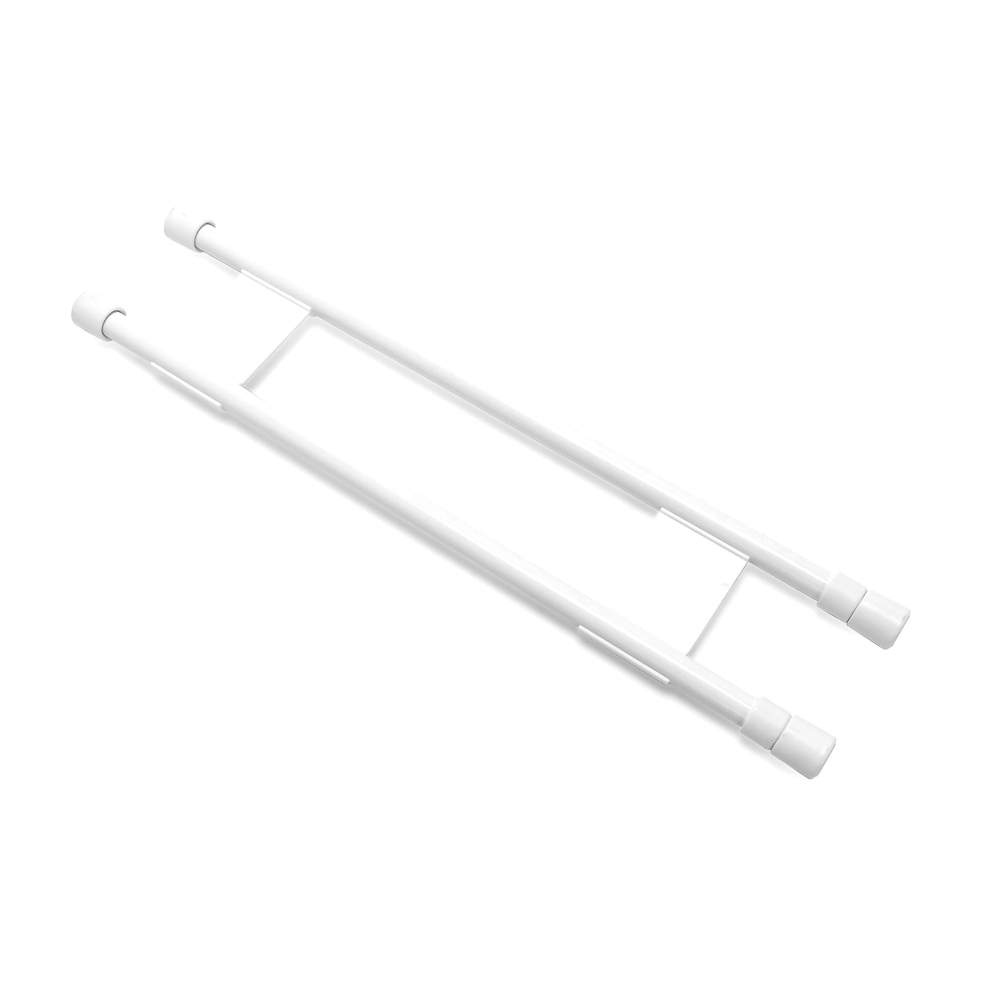 Camco 44063 Cupboard Bars - Double Bar, 1 Pack, White