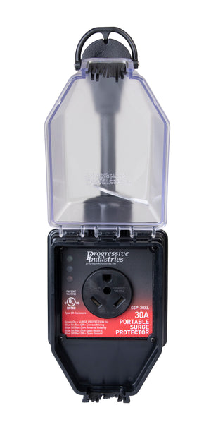 Progressive Industries SSP-50XL Portable RV Smart Surge Protector with Cover - 50 Amp