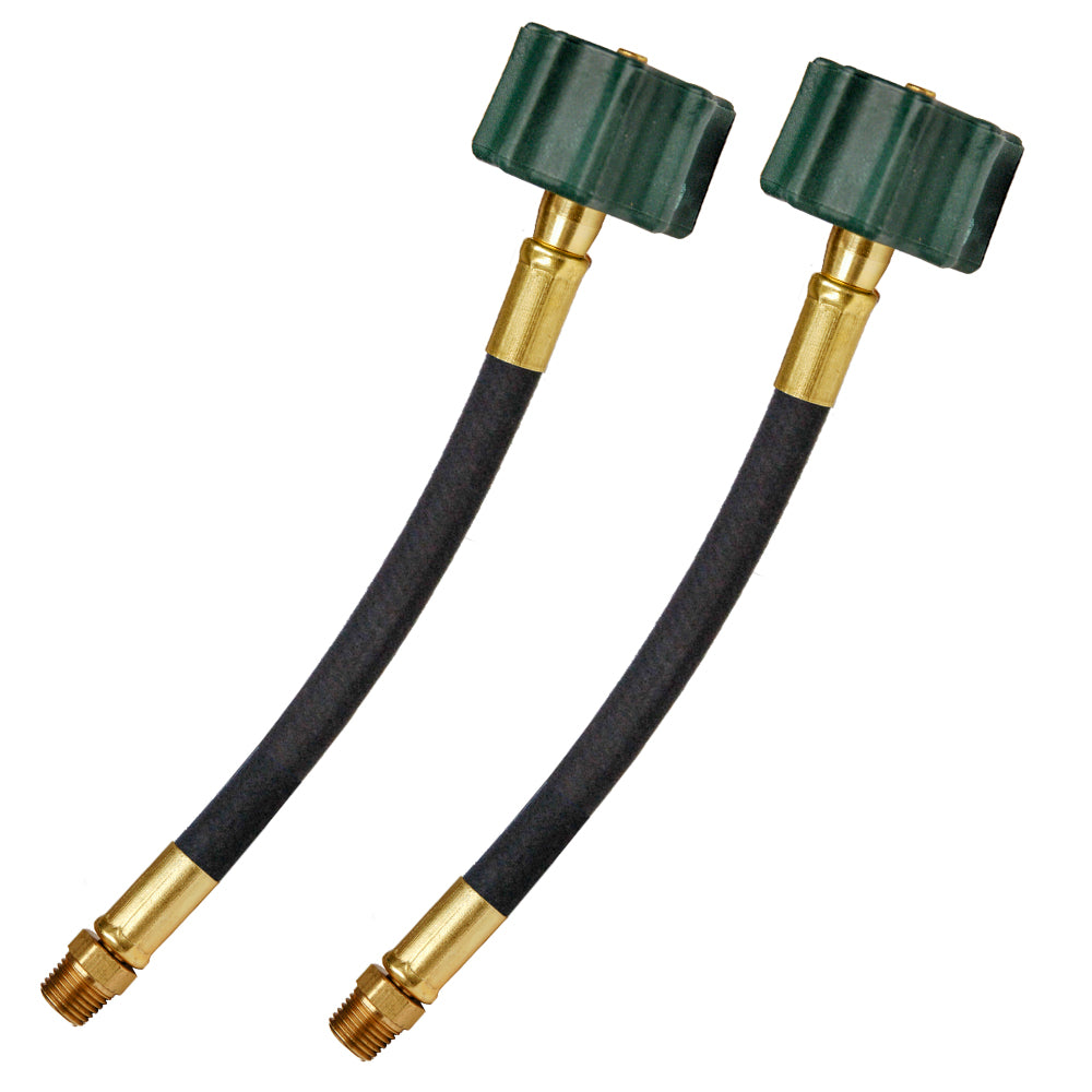 Marshall Excelsior MER426-15P2 Thermo Pigtail, 1/4" MPT X QCC - 15", Pack of 2