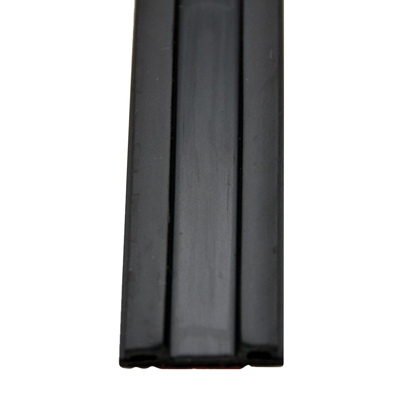 AP Products 018-2033 Black EK Channel with Hats (Red Tape) - 7/8" x 1/4" x 50'