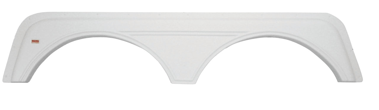 Icon 01880 Tandem Axle Fender Skirt FS1880 - Polar White