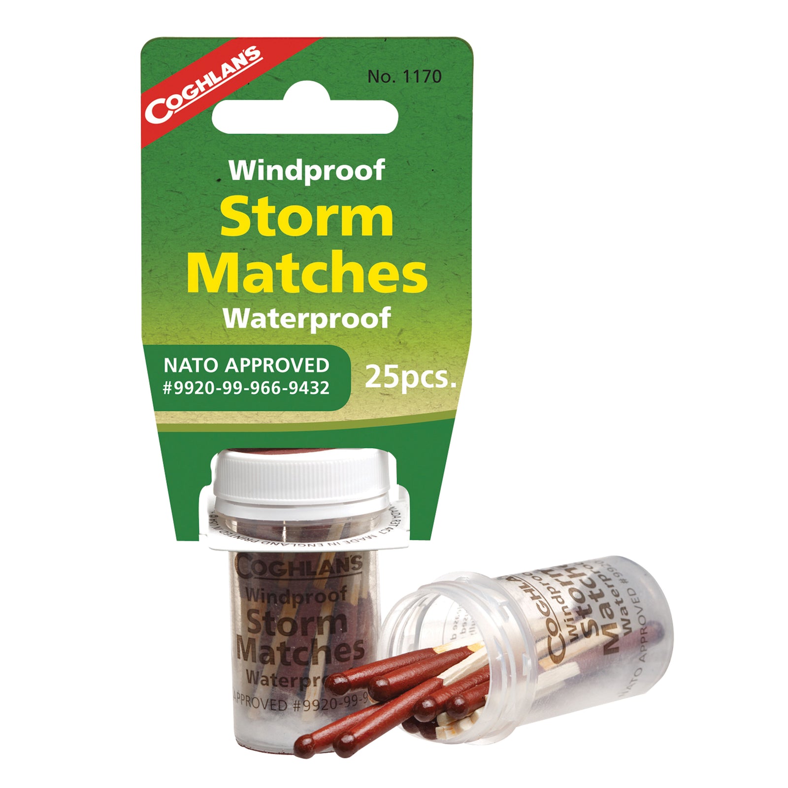 Coghlan's 1170 Storm Matches - 25-Pack