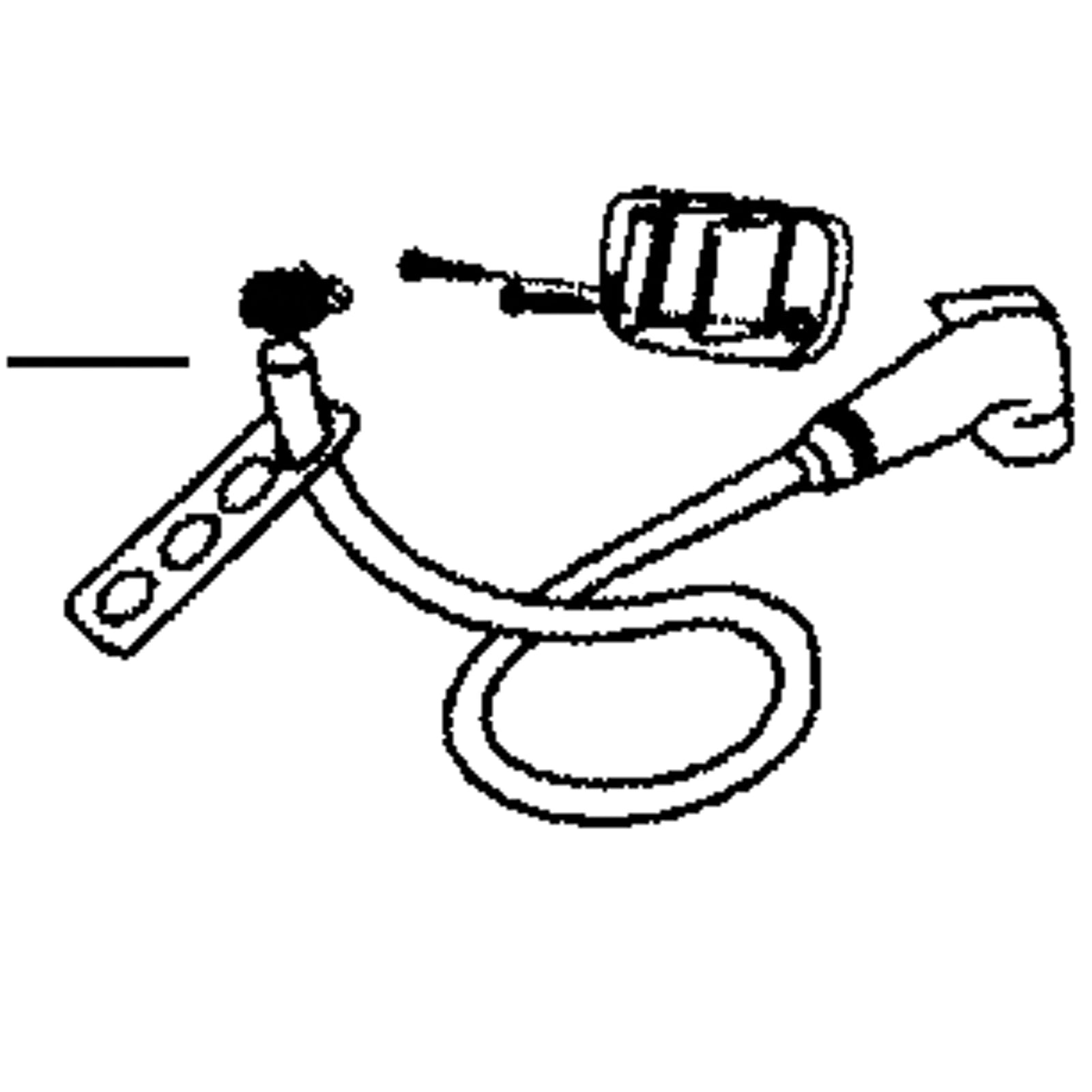 Thetford 19289 Chrome Hand Spray Kit - Water Saver Option Only