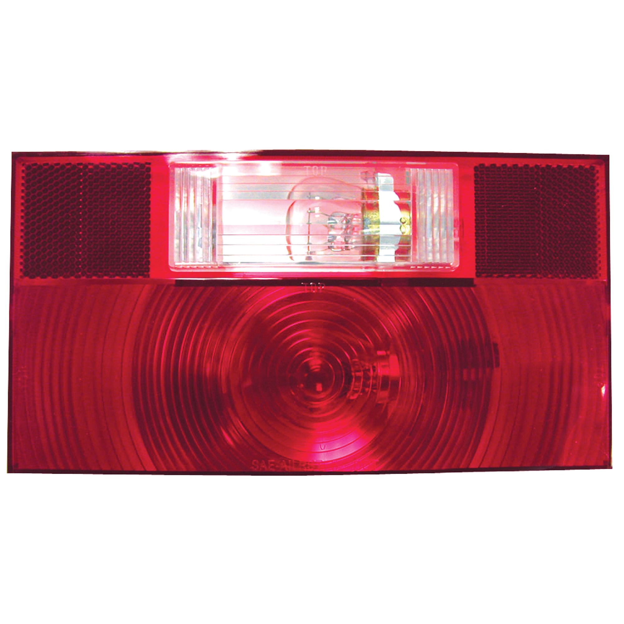 Peterson Manufacturing V25912 Stop, Turn, & Tail Light With Reflex - With Integral Back Up Light