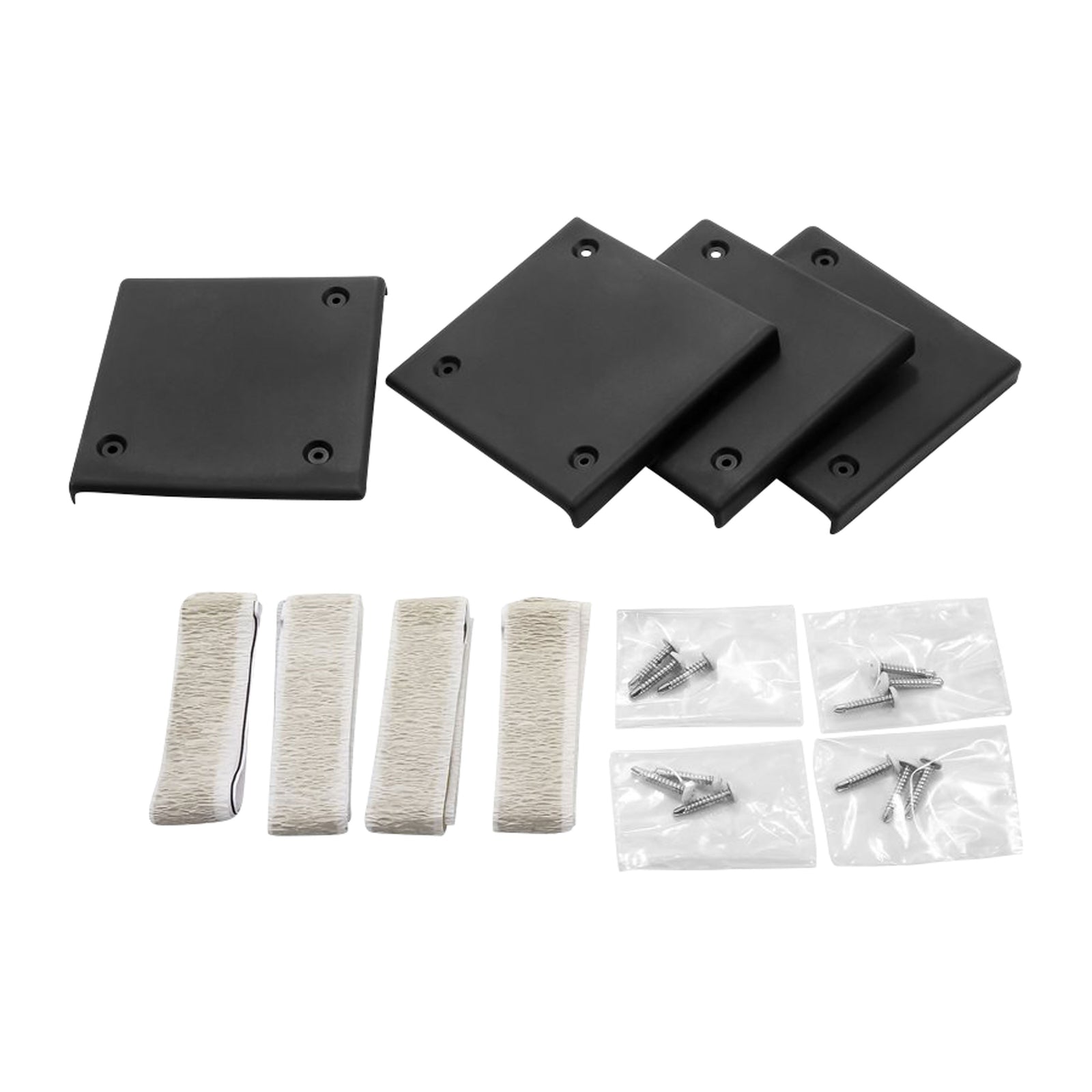 Camco 42219 Slideout Corner Plates Black