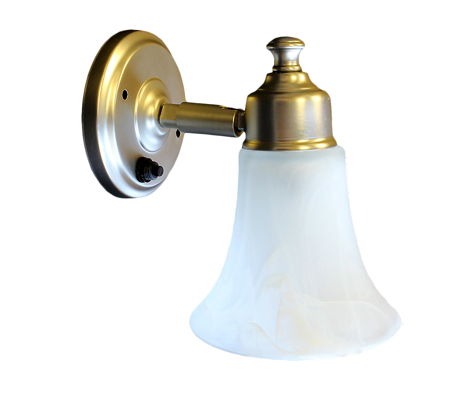 WALL SCONCE LED 12V W/ALABASTER