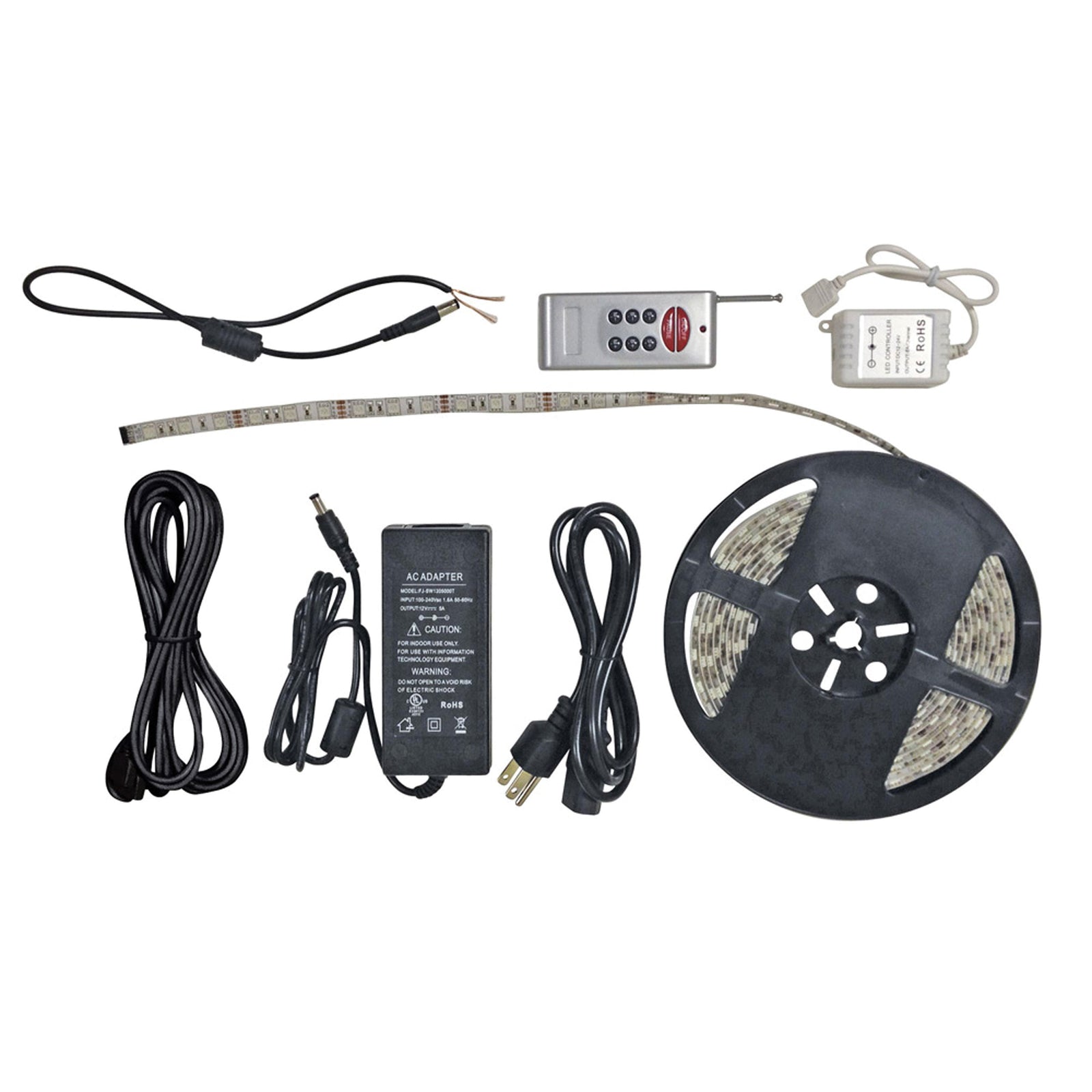 Diamond Group DG52688RF LED Strip Light Kit with RF Remote - 16', Multicolor