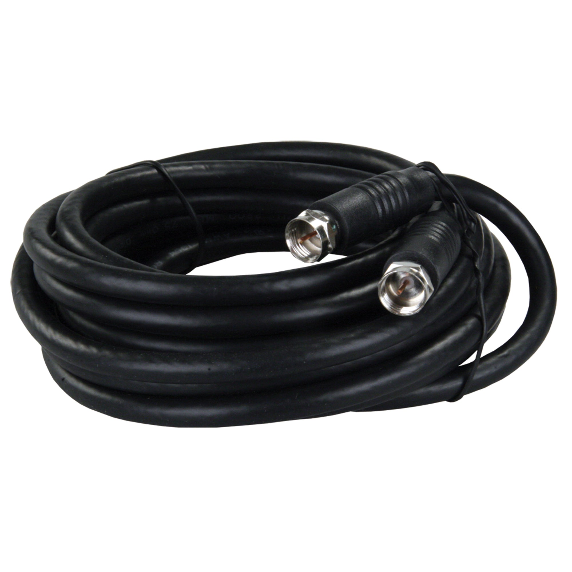 JR Products 47445 RG6 Exterior HD/Satellite Cable - 12'