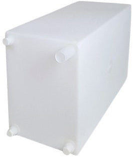 Icon 12726 Fresh Water Tank with 1/2" FTP and 1-1/4" Filler WT2462 - 24" x 14" x 10", 15 Gallon