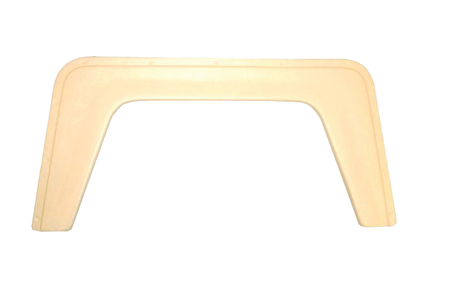 Icon 00403 Single Axle Fender Skirt FS377 - Colonial White