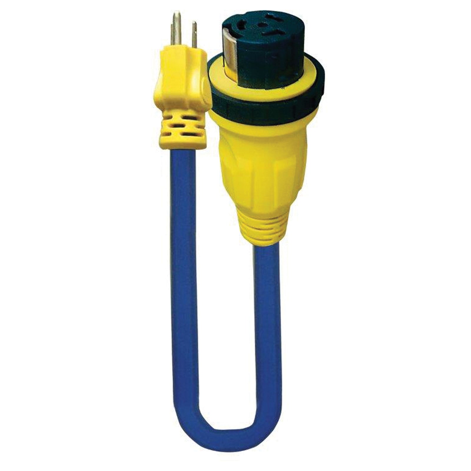 Voltec 16-00593 E-Zee Grip RV Locking Adapter - 2', 5-15P/50 Amp