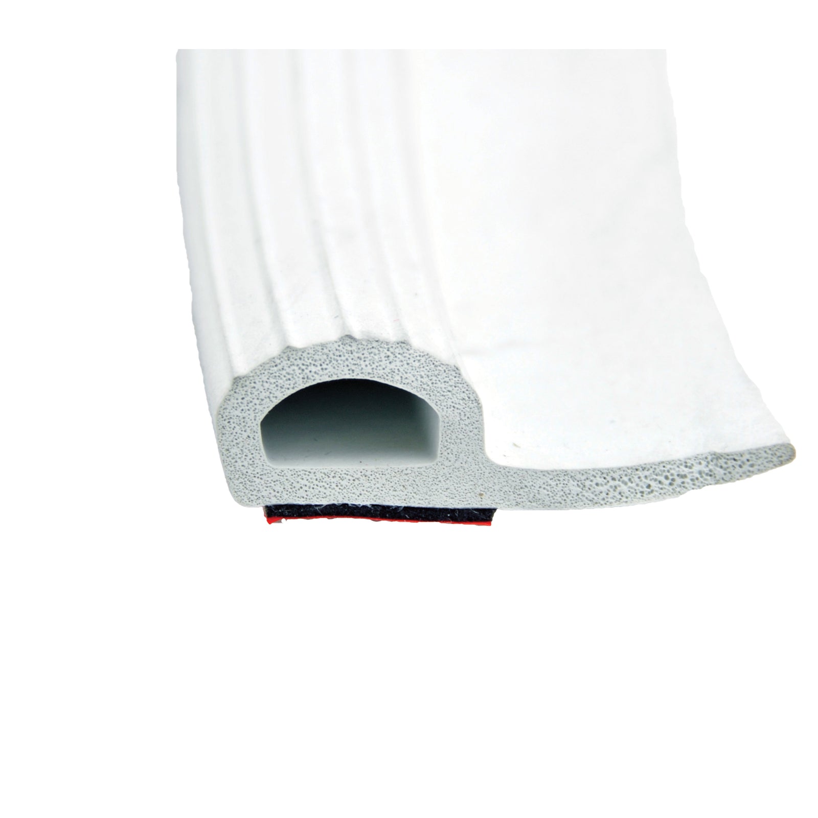 AP Products 018-314 White Rubber Slide-Out Seal with Wiper and Hats (Red Tape) - 5/8" x 1-15/16" x 35'