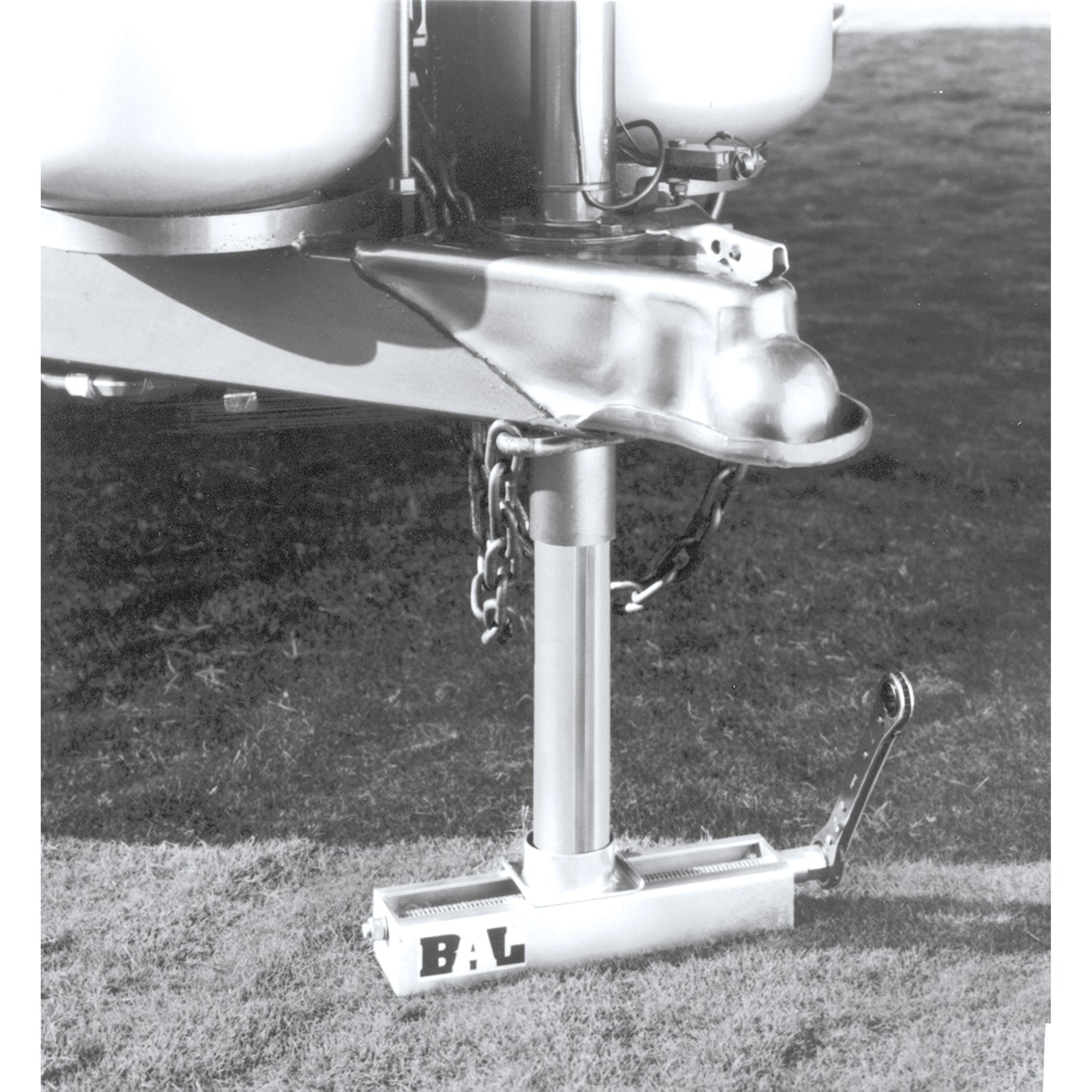 BAL 28100 Tongue Twister Trailer Hitch Alignment Tool – Hitch Positioning Aid for A-Frame Trailers – Includes Ratchet Wrench, Lateral Adjustment up to 4", Easy Hitching