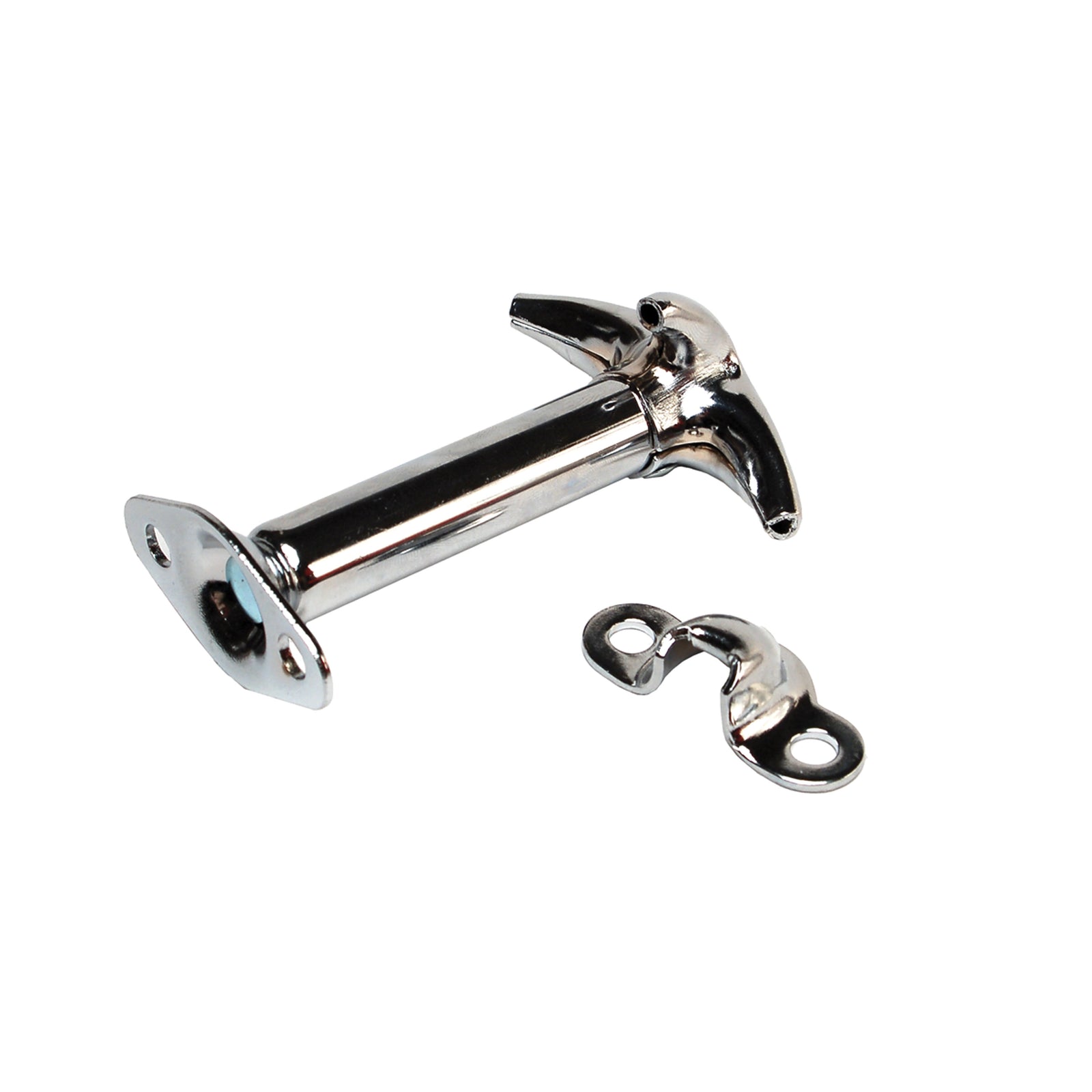 RV Designer H515 Chrome Engine Compartment Latch - 4"