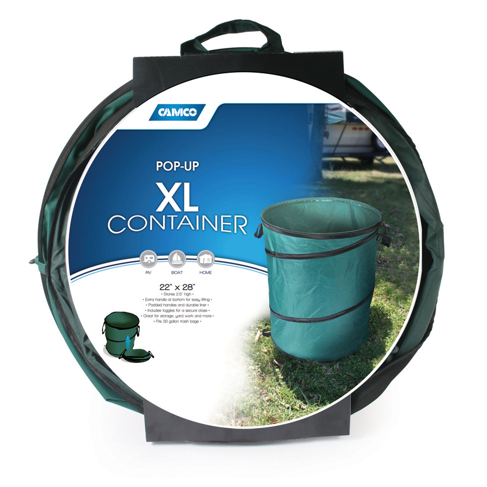 Camco 42895 Xl Collapsible Container - 22" x 28"