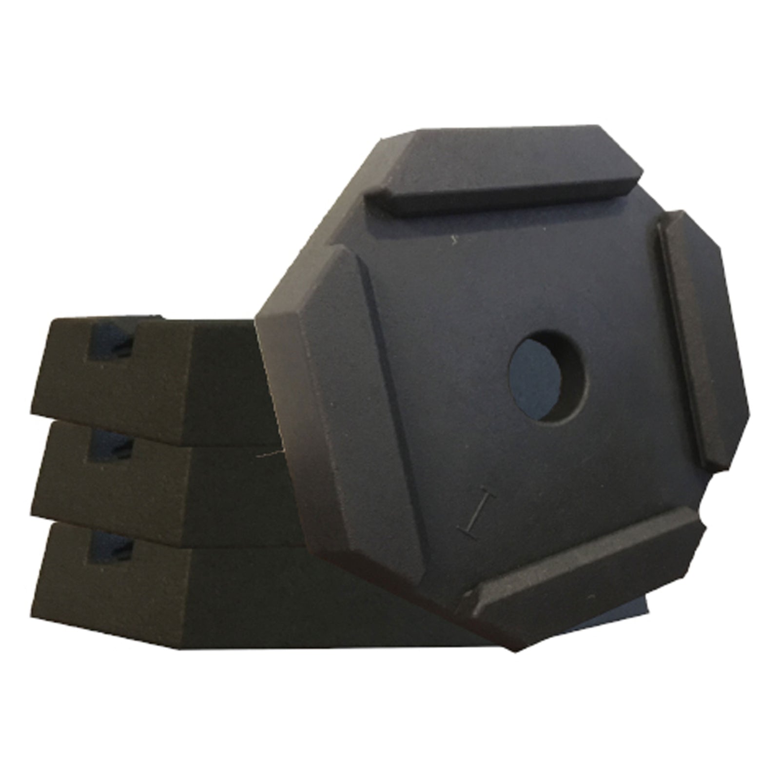 SnapPad BF7SP4 BF 7 for Bigfoot 7" Square Jacks - 4-Pack