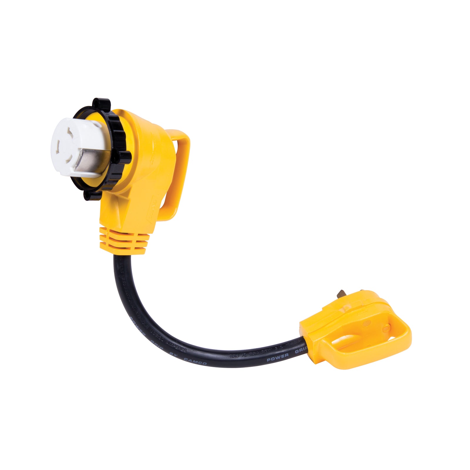 Camco 55582 18" Locking 90° 30M/50F Rv Adapter