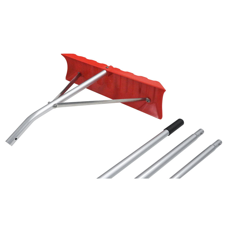 Extreme Max 5600.3262 Poly Roof Rake - 16' Reach with 23" Blade