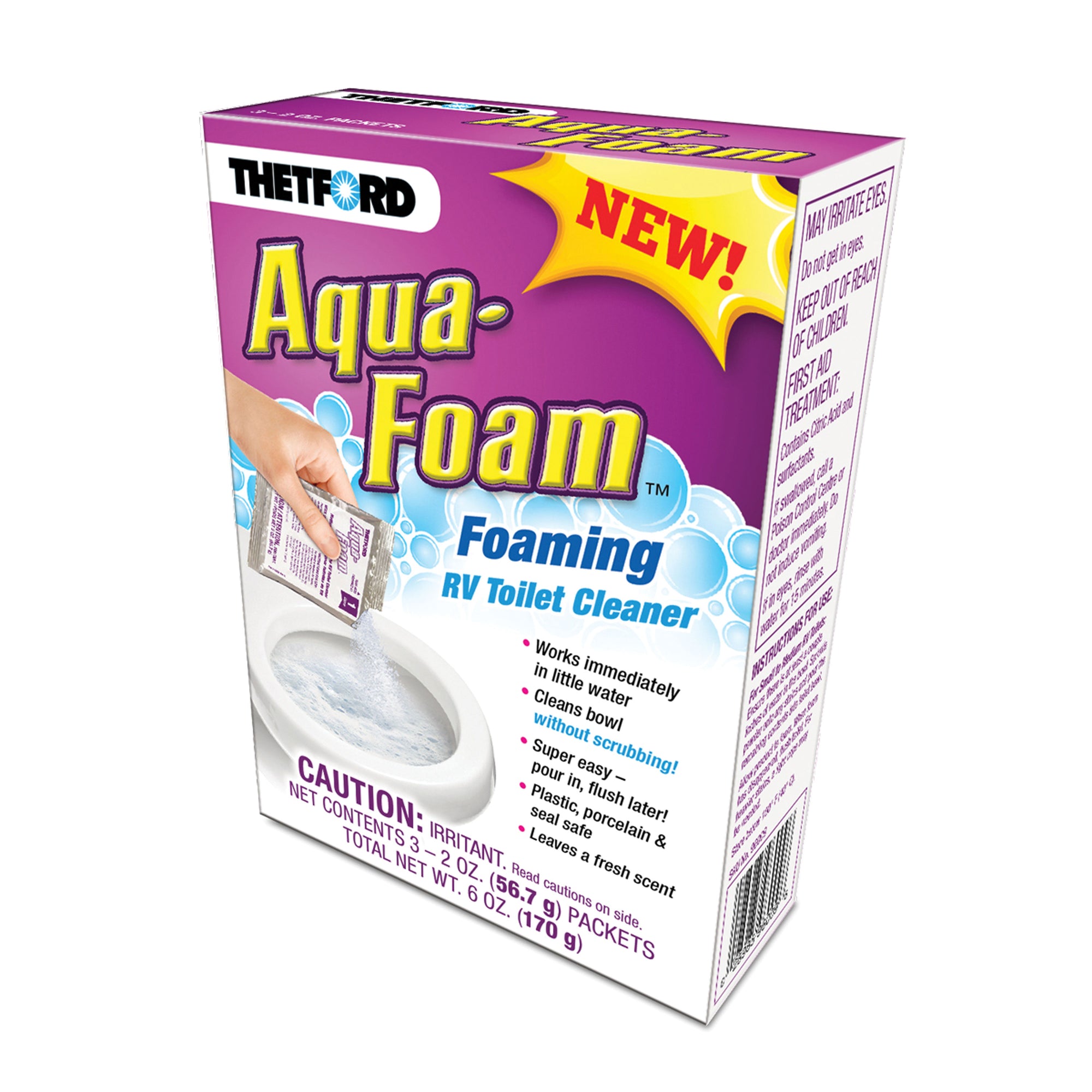 Thetford 96009 Aqua-Foam Toilet Cleaner - Pack of 3