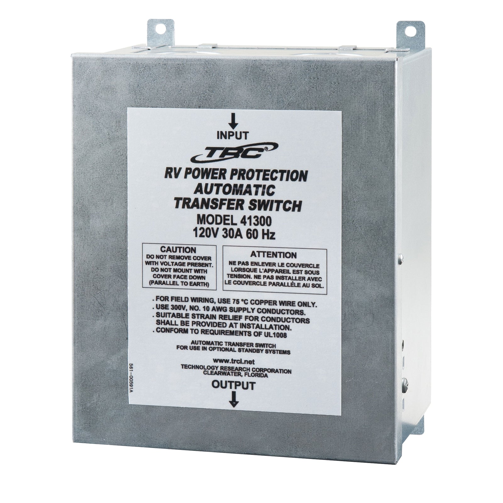 Southwire 41300 Hardwire Automatic Transfer Switch - 30 Amp, 120V, 60 Hz