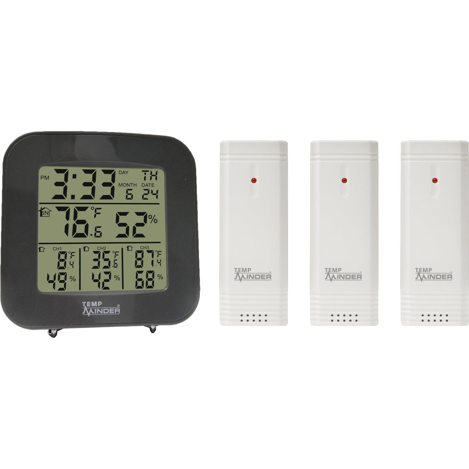 Minder MRI-333MX Weather Station 4-Zone Temp/Humidity
