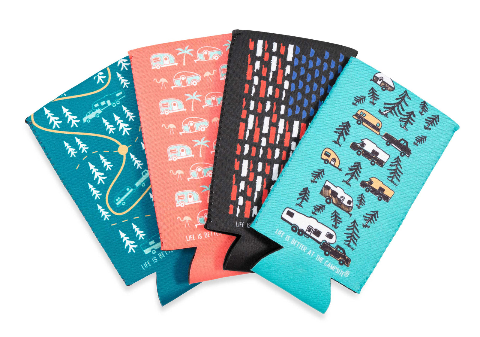 Camco 53309 LIBATC Skinny Can Sleeve - Pack of 4