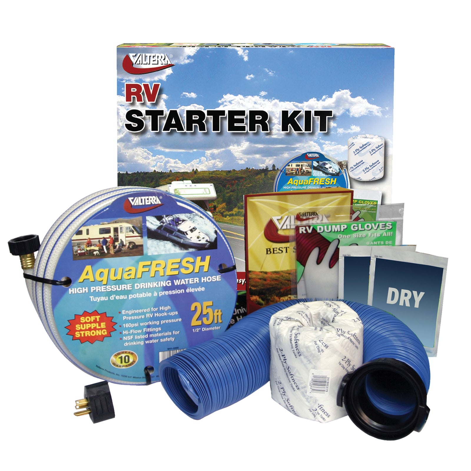 Valterra K88105 Standard RV Accessory Starter Kit with Pure Power