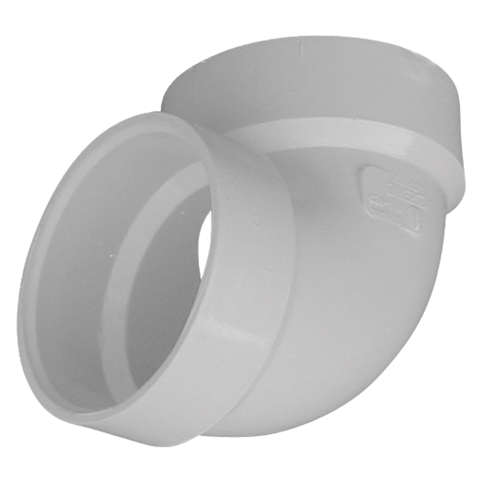 Genova 70715 PVC Schedule 40 90° Vent Elbow (HUB x HUB) - 1-1/2"