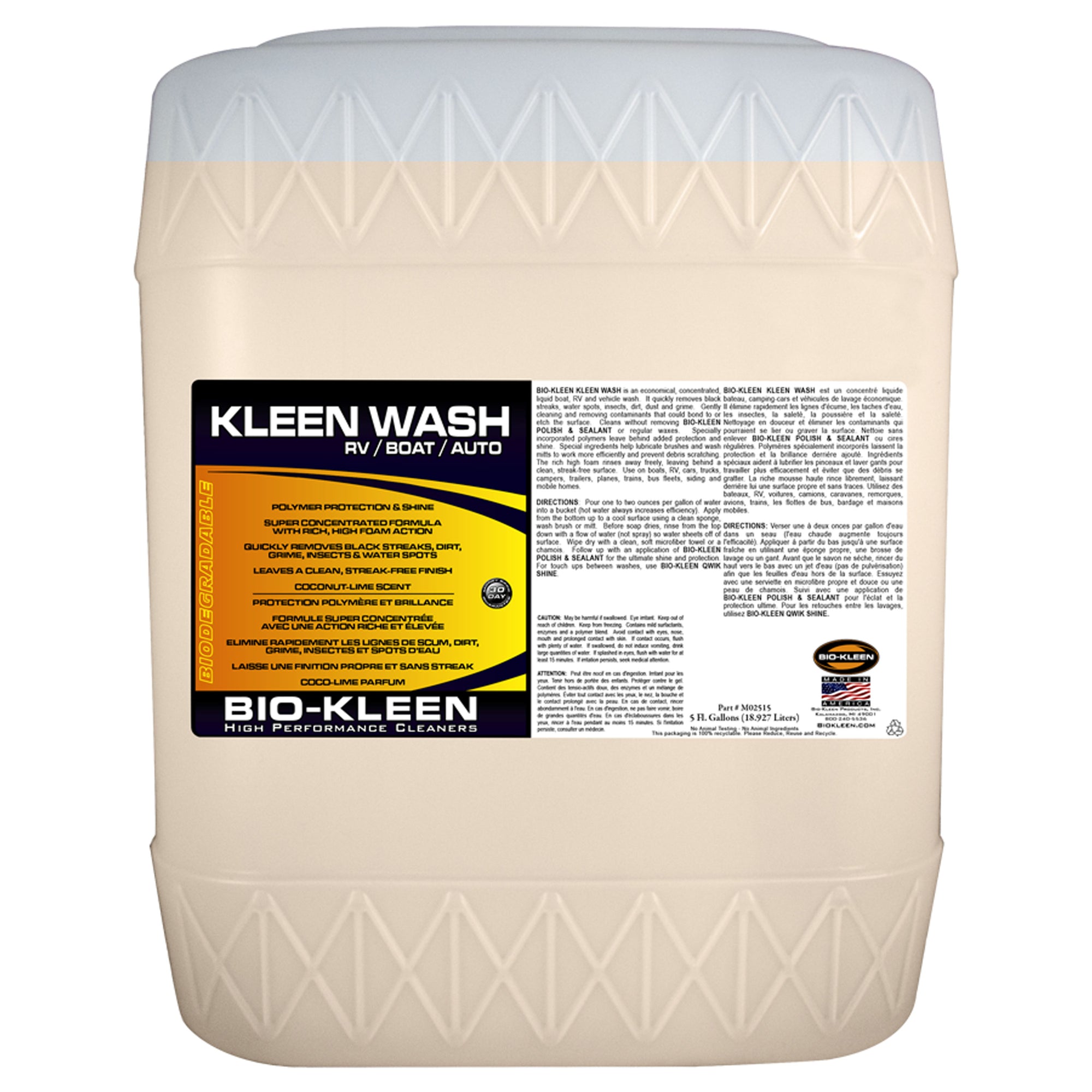 Bio-Kleen M02515 Kleen Wash - 5 Gallon