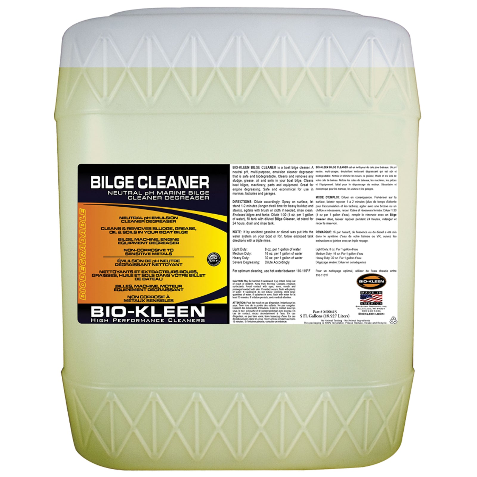 Bio-Kleen M00415 Bilge Cleaner - 5 Gallon