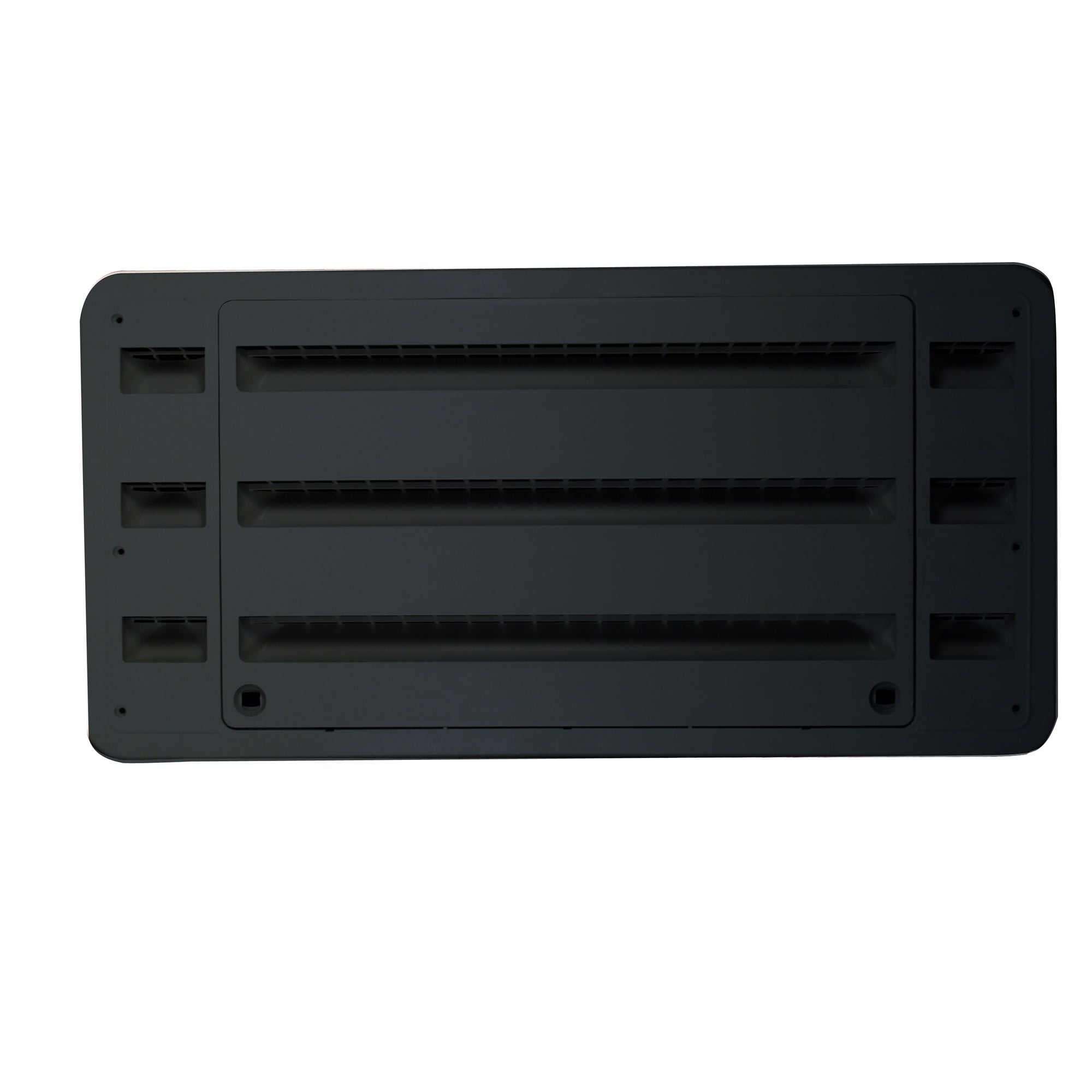 Dometic 3109349.065 Refrigerator Upper/Lower Plastic Side-By-Side Vent - Black